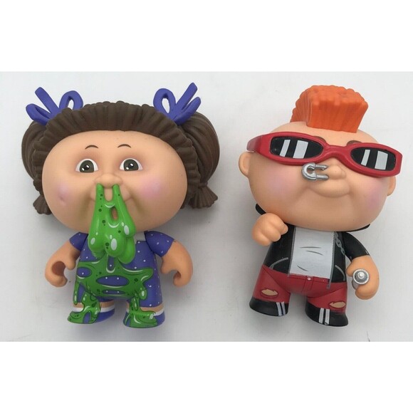 Funko Garbage Pail Kids GPK Leaky Lindsay & New Wave Dave 3" Figures 2015 Loose - Picture 1 of 9